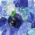 Calle Recycled Chunky Glass River Mix - Small - 0.25-0.5 in. - 1 lbs CA2757888